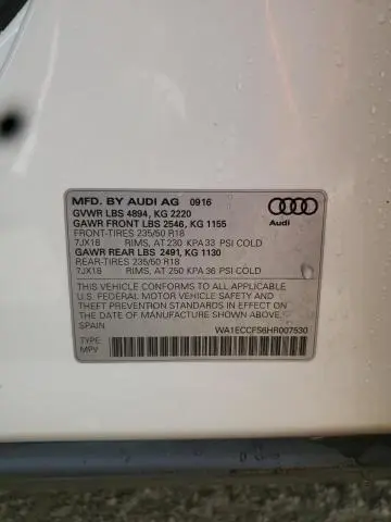 2017 AUDI Q3 PREMIUM  