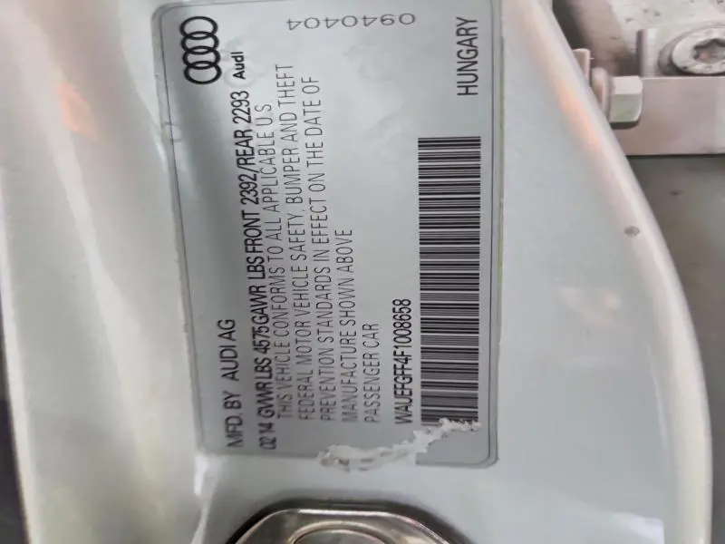 2015 AUDI A3 PREMIUM PLUS  