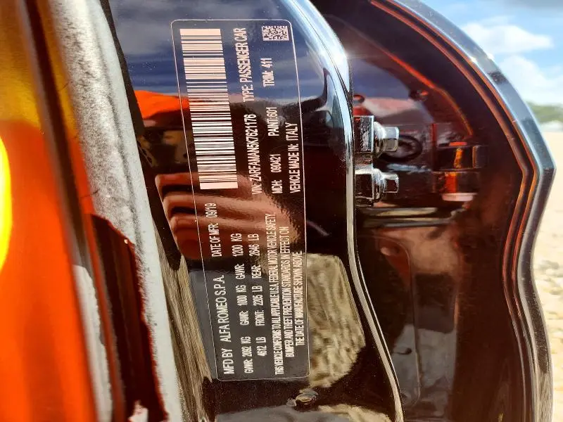 2019 ALFA ROMEO GIULIA   