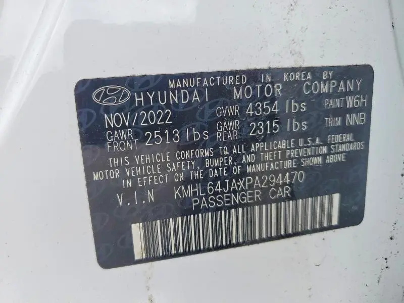 2023 HYUNDAI SONATA SEL  