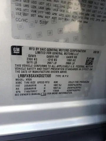 2019 BUICK ENVISION PREFERRED