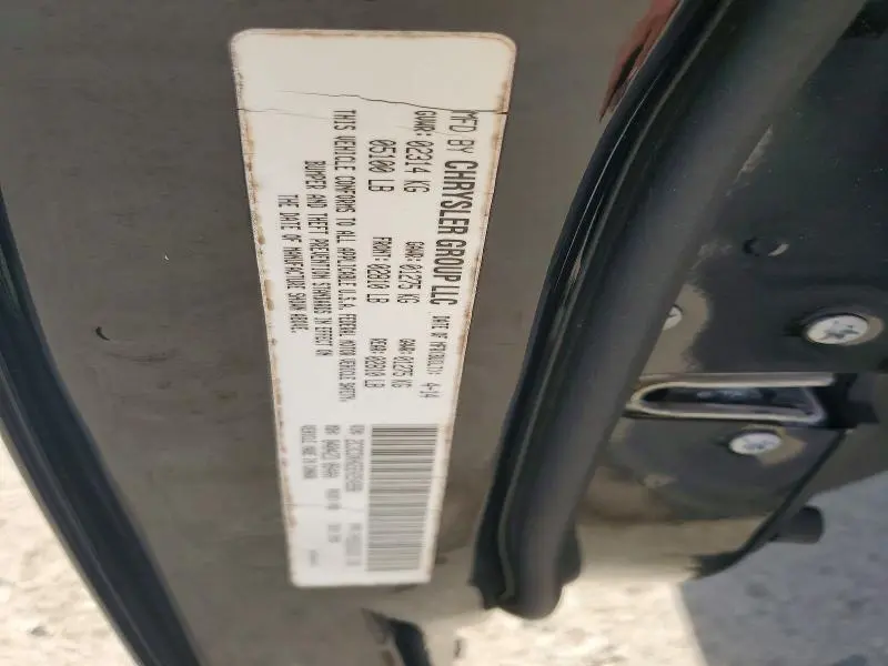 2014 DODGE CHARGER SXT  