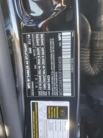 2018 MERCEDES-BENZ GLC COUPE 43 4MATIC AMG  