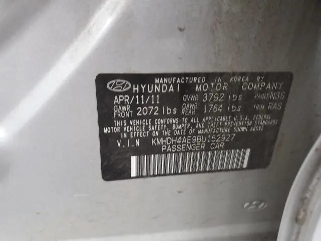 2011 HYUNDAI ELANTRA GLS  