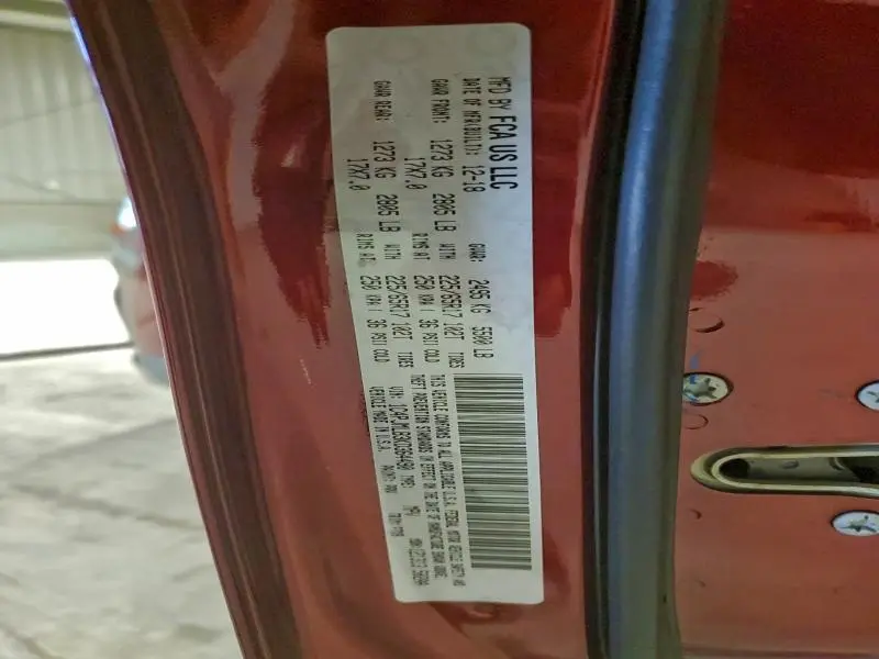 2019 JEEP CHEROKEE LATITUDE PLUS  