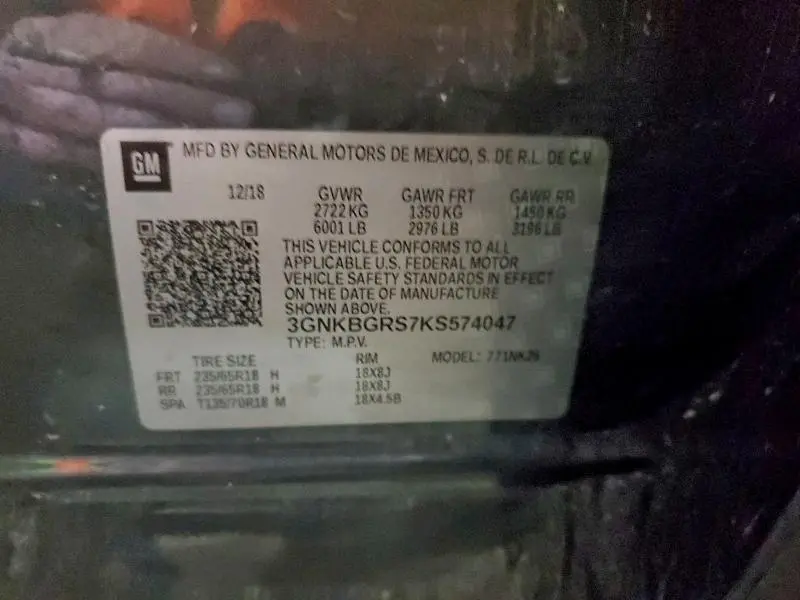 2019 CHEVROLET BLAZER 2LT  