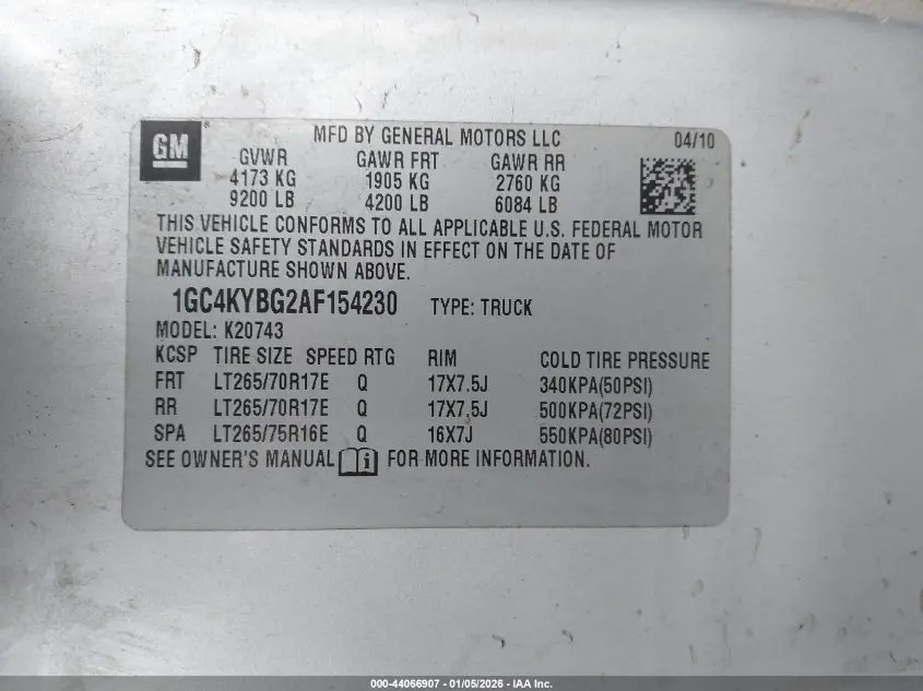 2010 CHEVROLET SILVERADO 2500HD LTZ