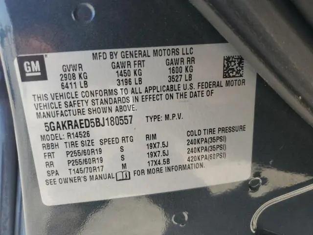 2011 BUICK ENCLAVE CX