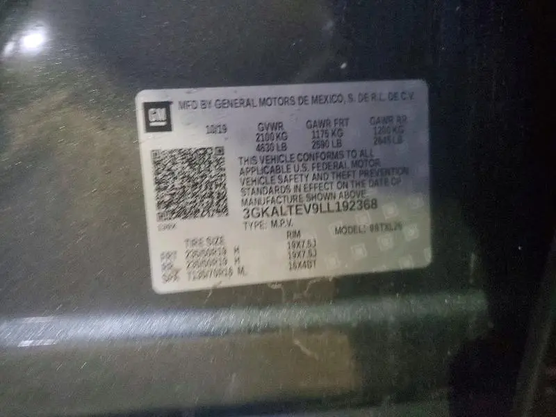 2020 GMC TERRAIN SLE  