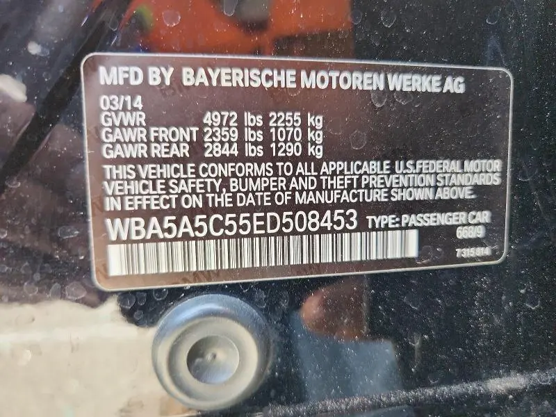 2014 BMW 528 I  