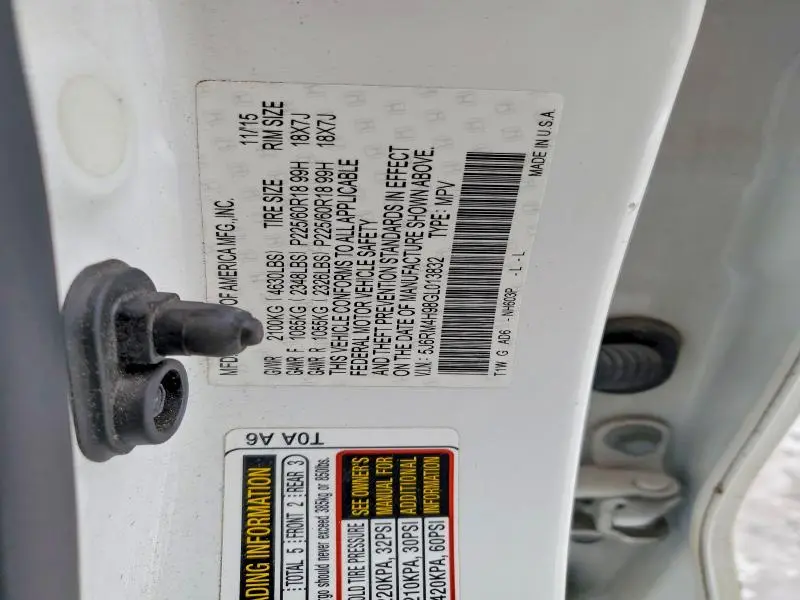 2016 HONDA CR-V TOURING  