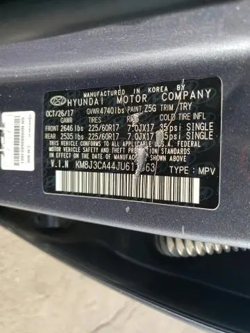 2018 HYUNDAI TUCSON SEL  