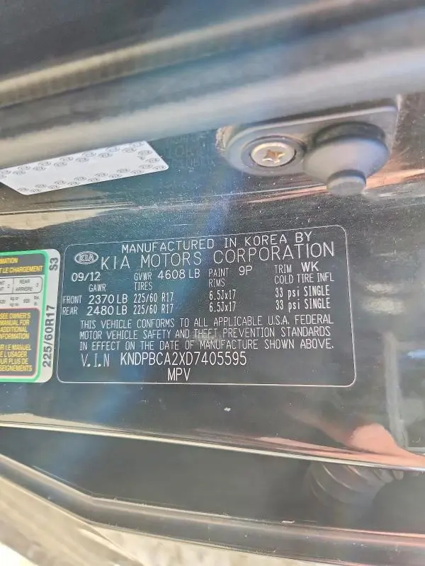 2013 KIA SPORTAGE LX  