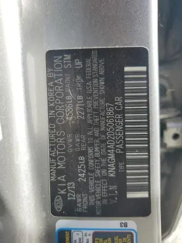 2013 KIA OPTIMA HYBRID  