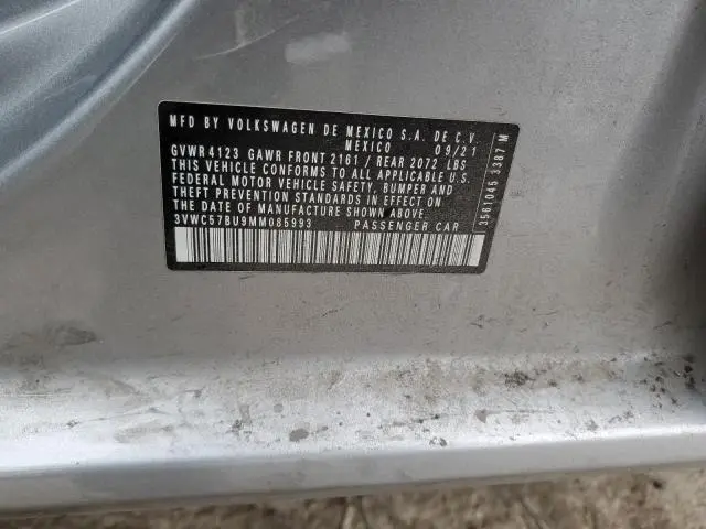 2021 VOLKSWAGEN JETTA S  