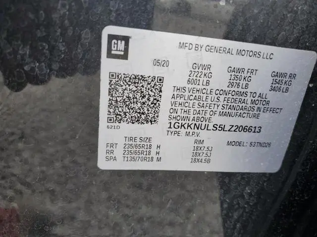 2020 GMC ACADIA SLT  