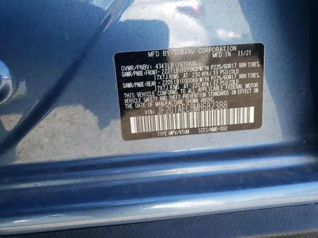2021 SUBARU CROSSTREK PREMIUM  