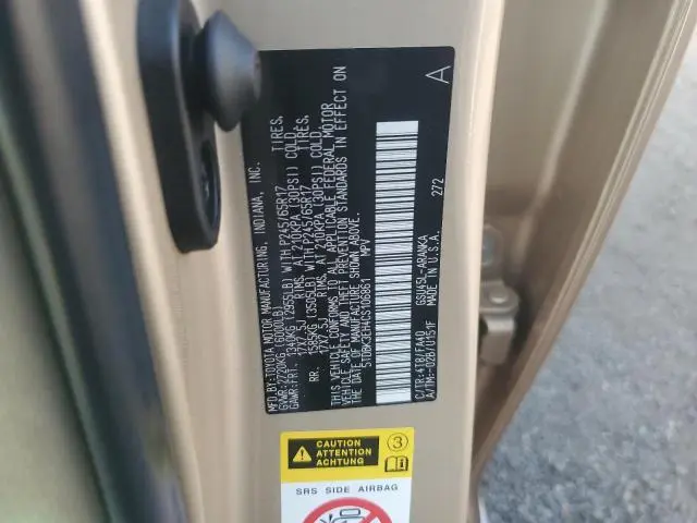 2012 TOYOTA HIGHLANDER BASE  