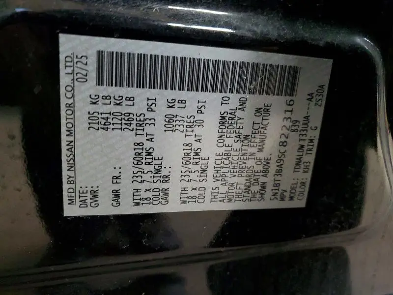 2025 NISSAN ROGUE SV  