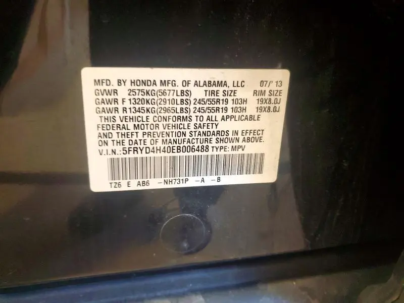 2014 ACURA MDX TECHNOLOGY  