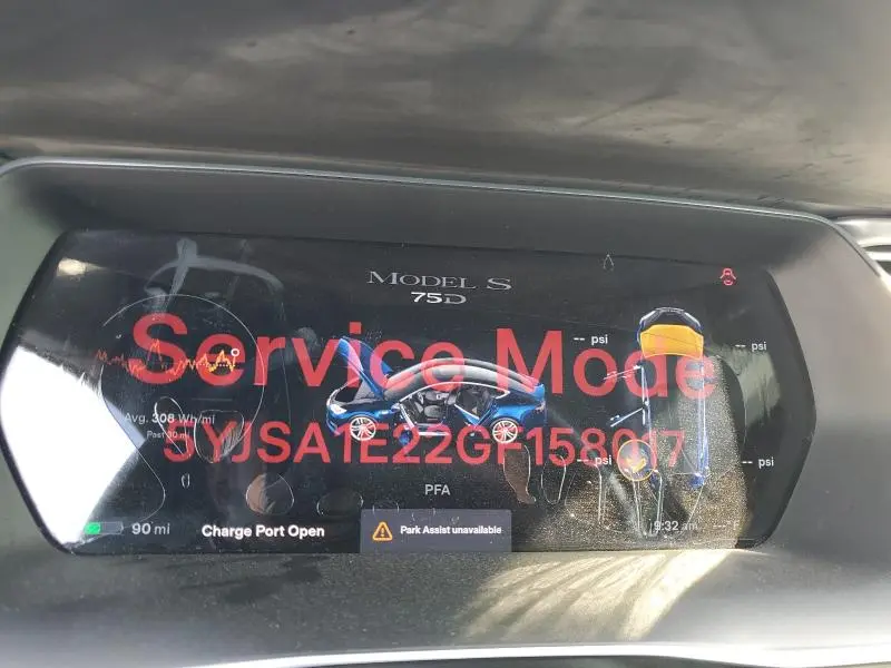 2016 TESLA MODEL S   