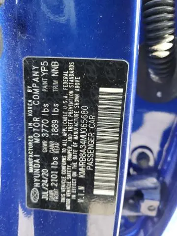 2021 HYUNDAI VENUE SE  