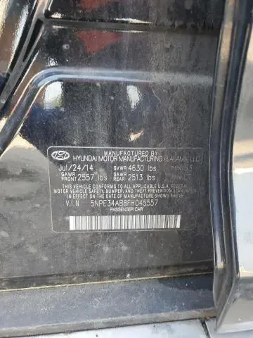 2015 HYUNDAI SONATA SPORT  