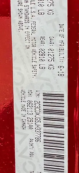 2018 DODGE CHARGER GT  