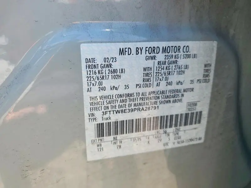 2023 FORD MAVERICK XL  