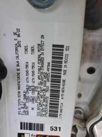 2022 TOYOTA TACOMA DOUBLE CAB  