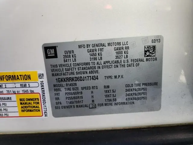 2013 GMC ACADIA SLT-1  