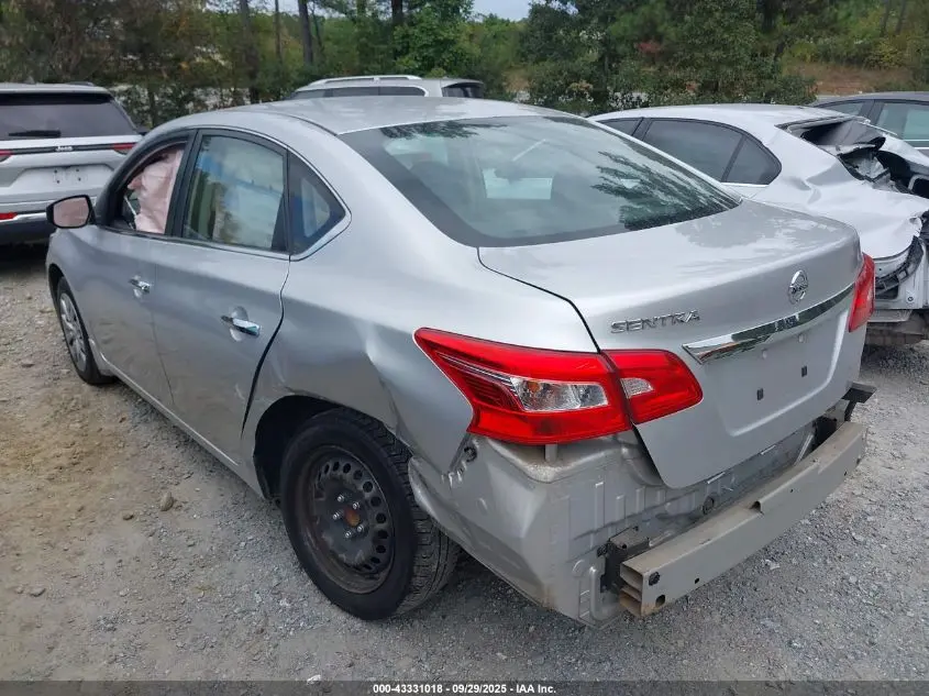 2016 NISSAN SENTRA S