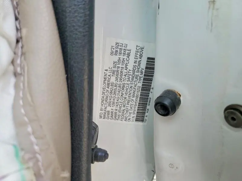 2022 HONDA PILOT EXL  