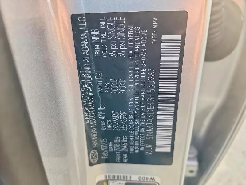 2025 HYUNDAI TUCSON SE  