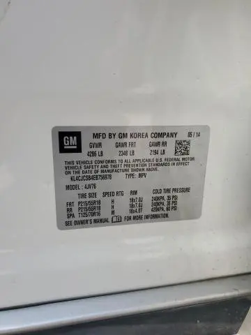 2014 BUICK ENCORE   