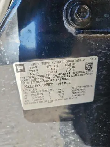 2017 GMC TERRAIN SL  