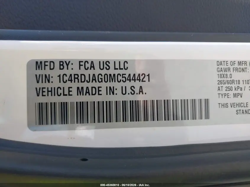 2021 DODGE DURANGO SXT PLUS AWD