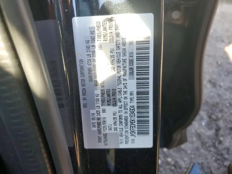 2019 MAZDA CX-5 GRAND TOURING  
