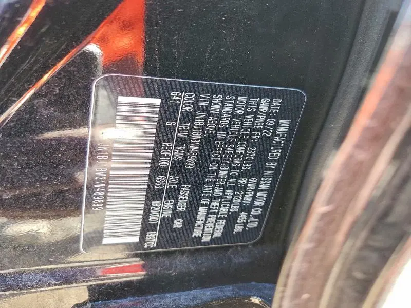 2022 NISSAN ROGUE SPORT SV  