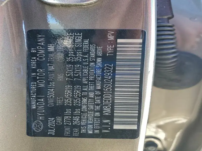 2025 HYUNDAI TUCSON LIMITED  