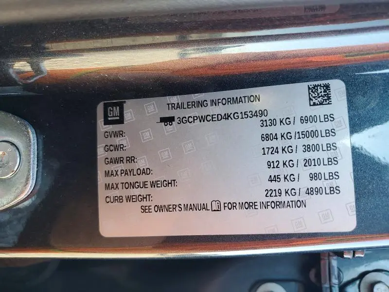 2019 CHEVROLET SILVERADO C1500 LT  