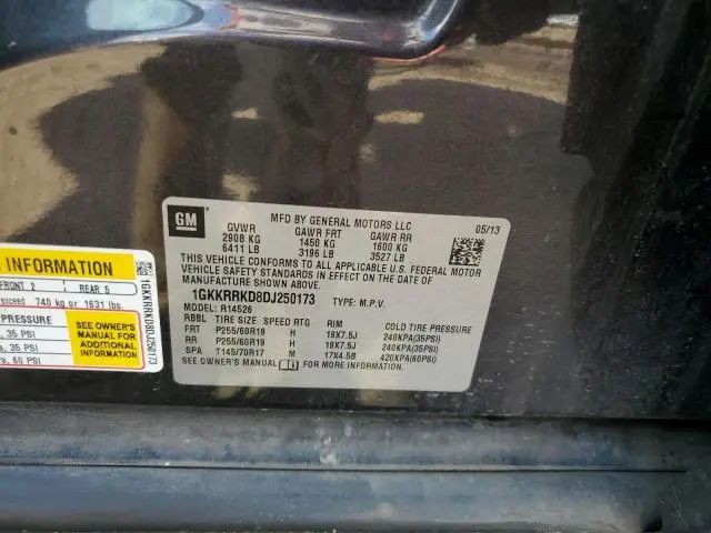 2013 GMC ACADIA SLT-1