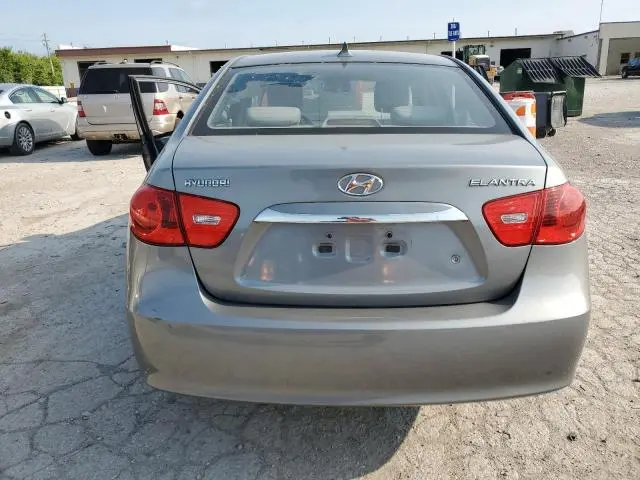 2010 HYUNDAI ELANTRA BLUE  