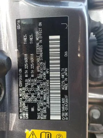 2016 LEXUS NX 200T BASE  