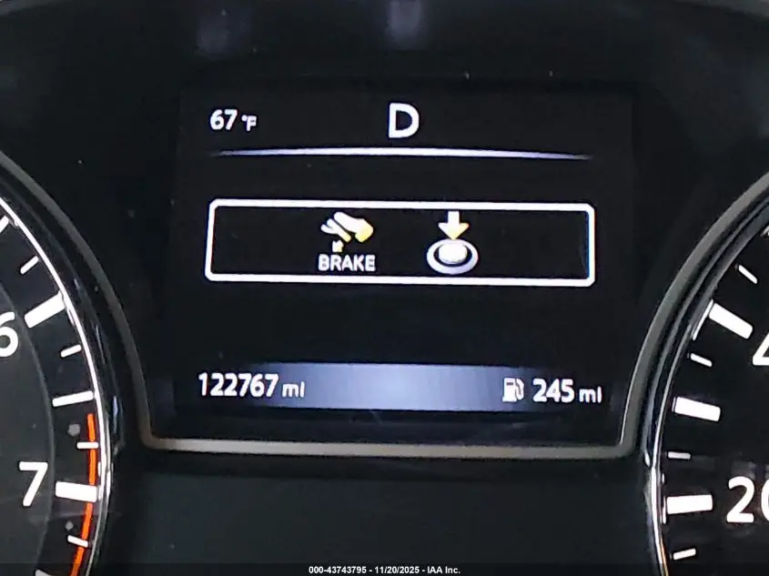 2016 NISSAN ALTIMA 2.5 S