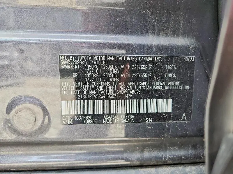 2024 TOYOTA RAV4 LE  