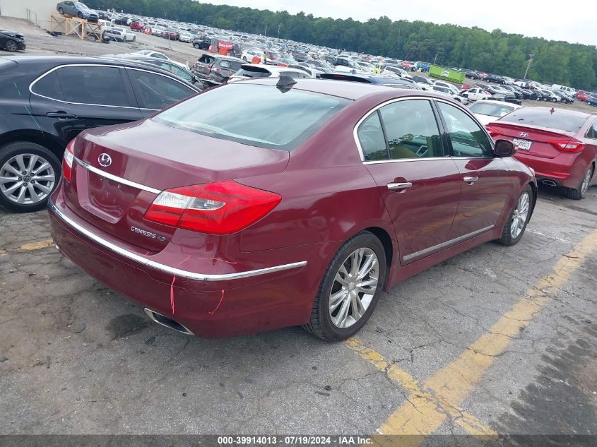 2012 HYUNDAI GENESIS 4.6