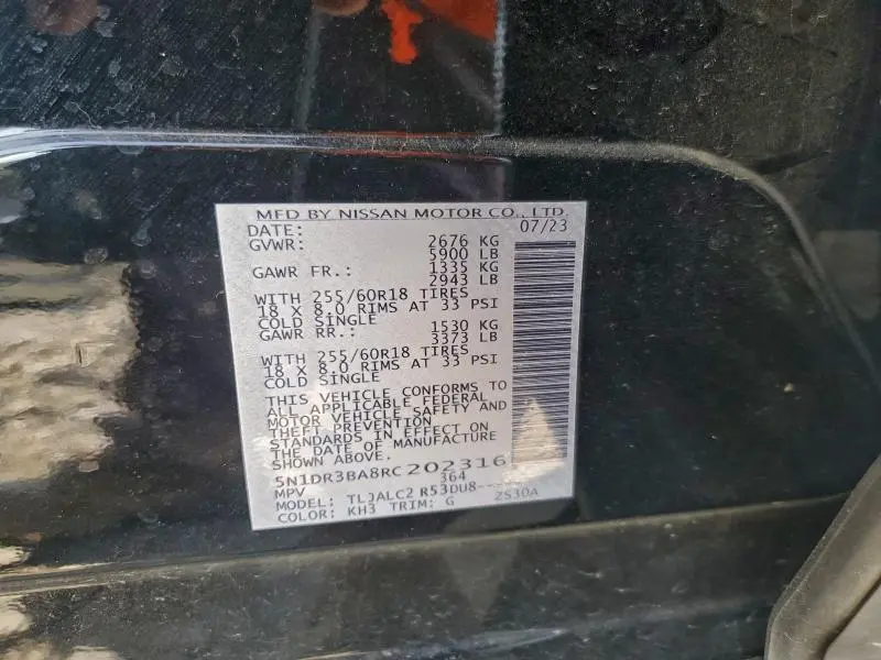 2024 NISSAN PATHFINDER SV  