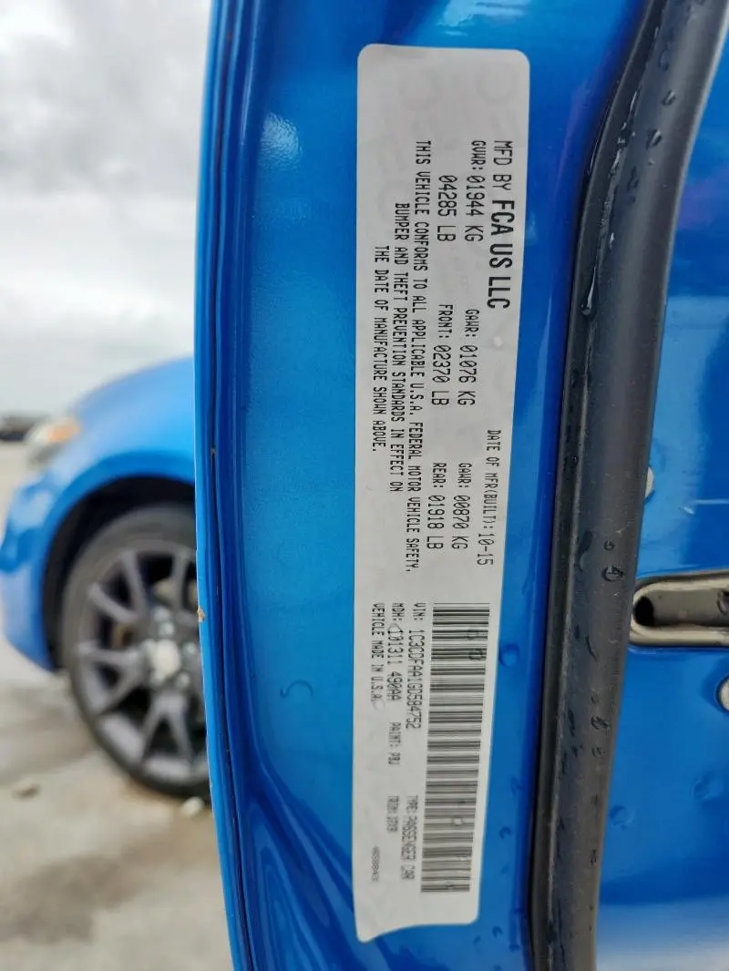 2016 DODGE DART SE  