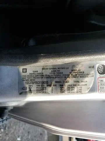 2012 CHEVROLET COLORADO   